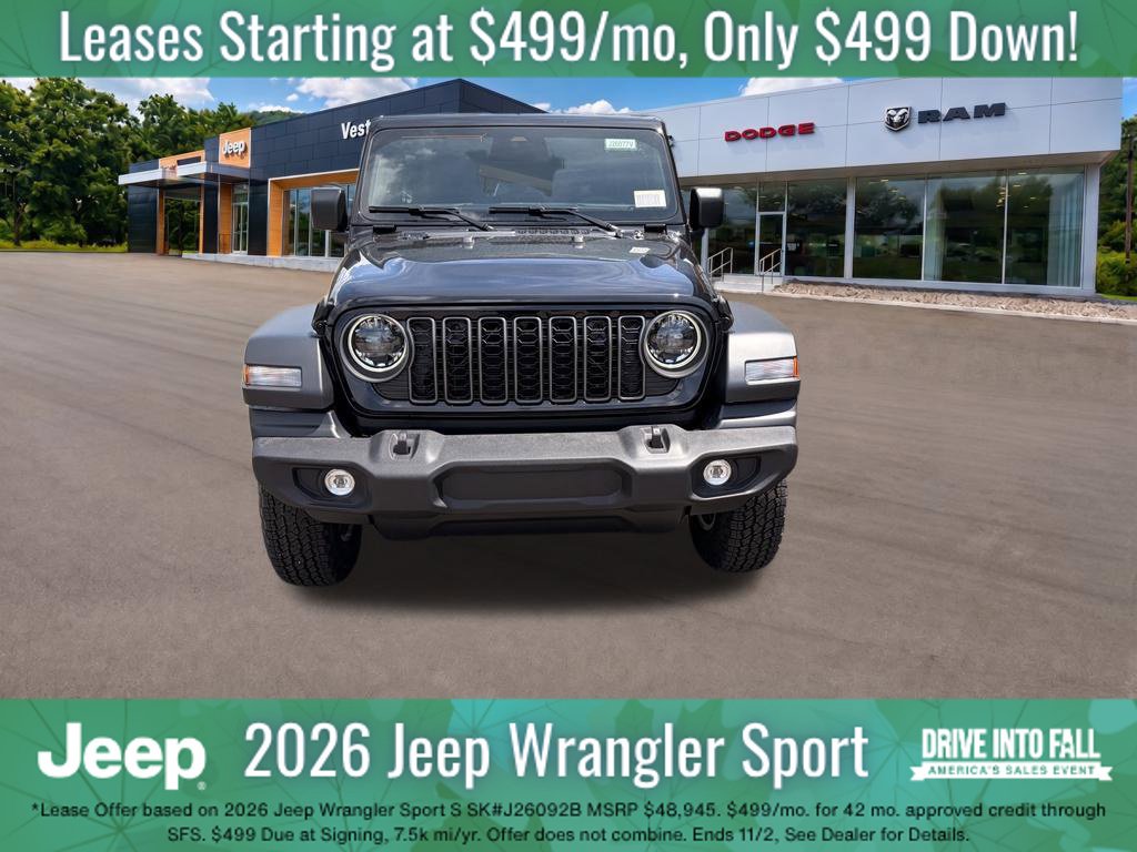 New 2026 Jeep Wrangler Sport S Sport Utility