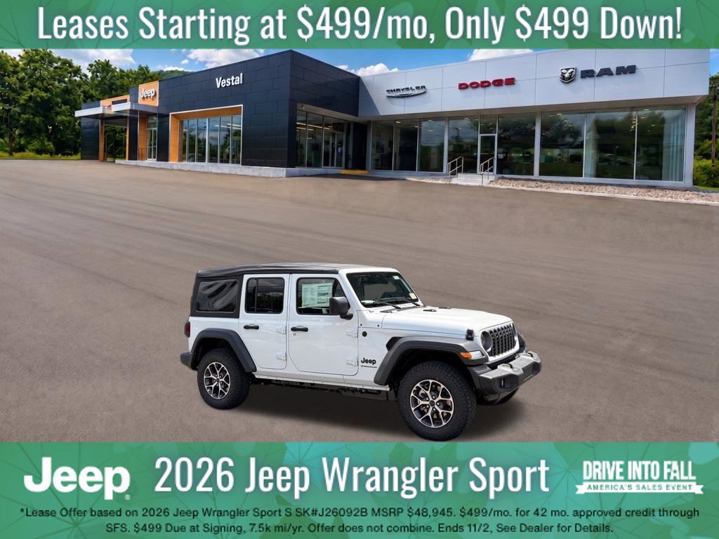 New 2026 Jeep Wrangler Sport S Sport Utility