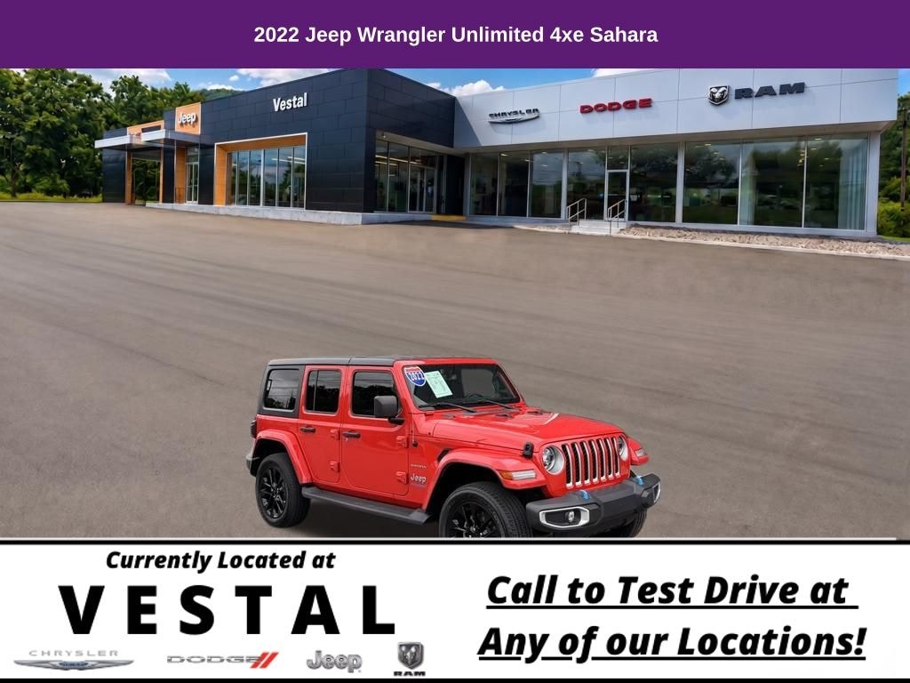 Used 2022 Jeep Wrangler Unlimited 4xe Sahara SUV