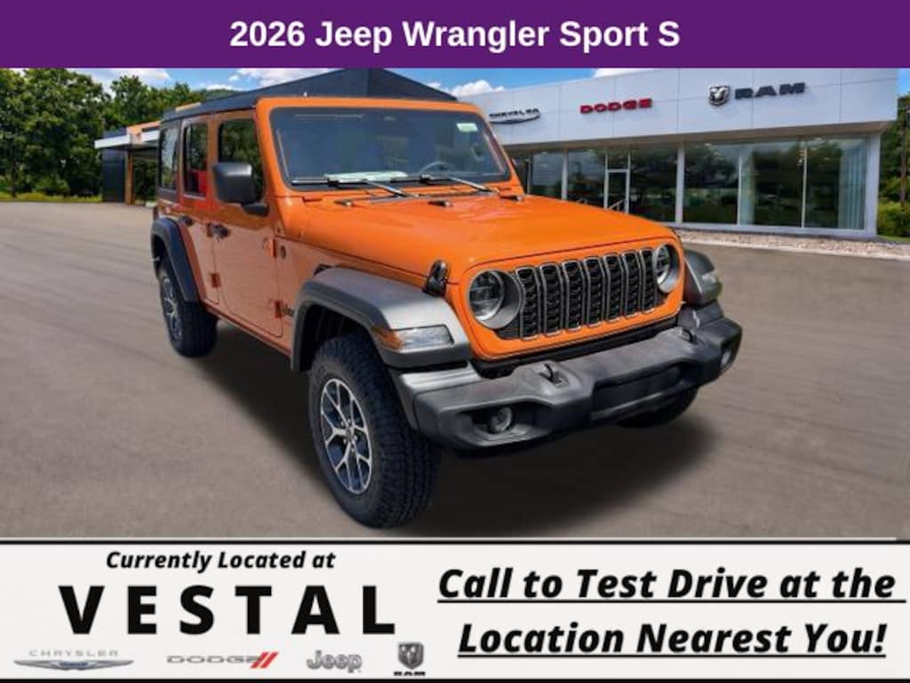 New 2026 Jeep Wrangler Sport S Sport Utility
