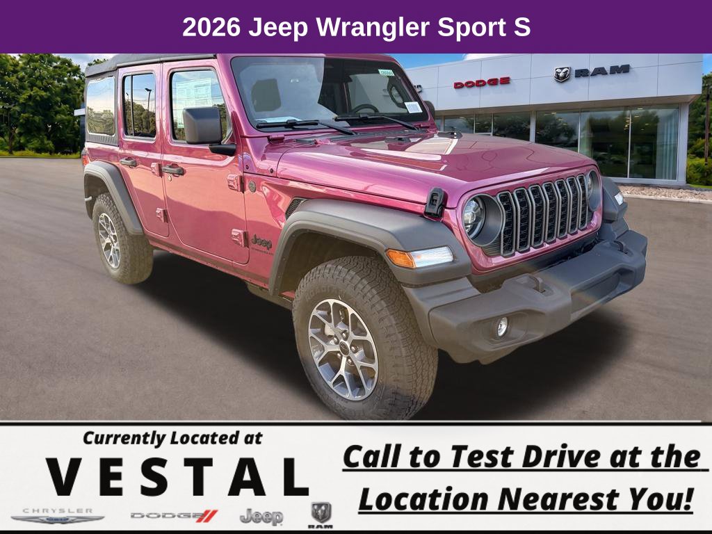 New 2026 Jeep Wrangler Sport S Sport Utility