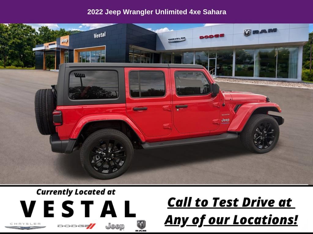 Used 2022 Jeep Wrangler Unlimited Sahara 4xe SUV