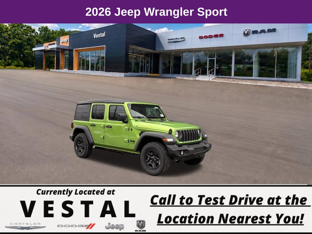 New 2026 Jeep Wrangler Sport Sport Utility