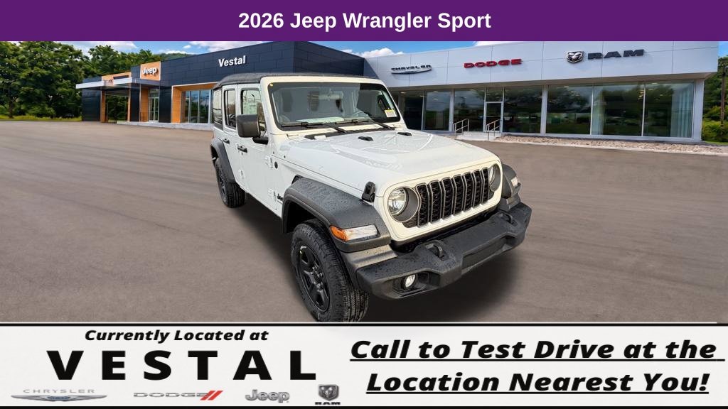 New 2026 Jeep Wrangler Sport Sport Utility