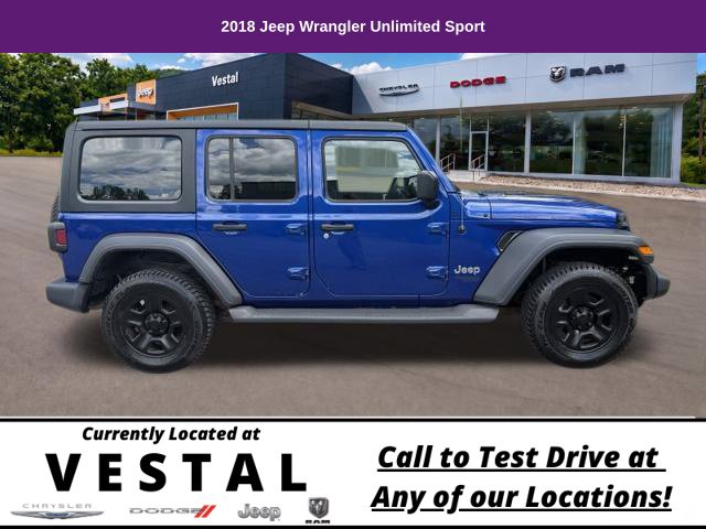 Used 2018 Jeep Wrangler Unlimited Sport SUV