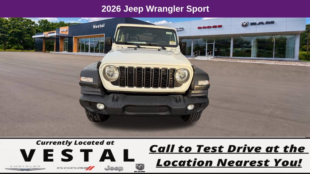 New 2026 Jeep Wrangler Sport Sport Utility