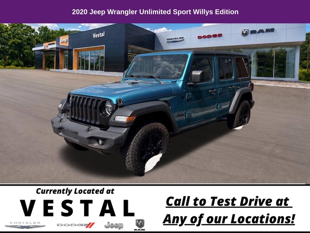 Used 2020 Jeep Wrangler Unlimited Sport SUV