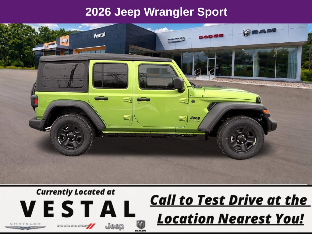 New 2026 Jeep Wrangler Sport Sport Utility