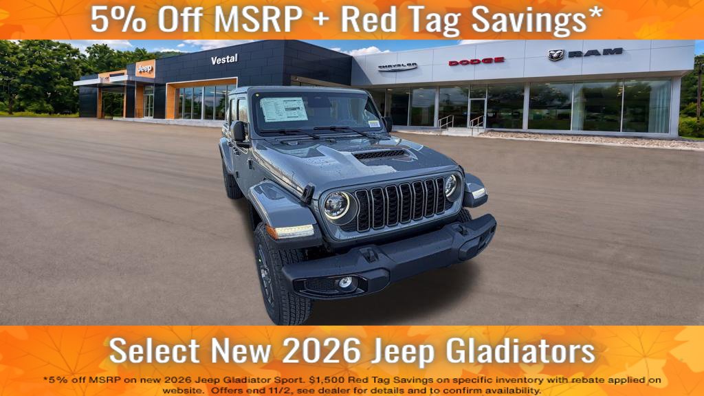 New 2026 Jeep Gladiator Sport S Pickup