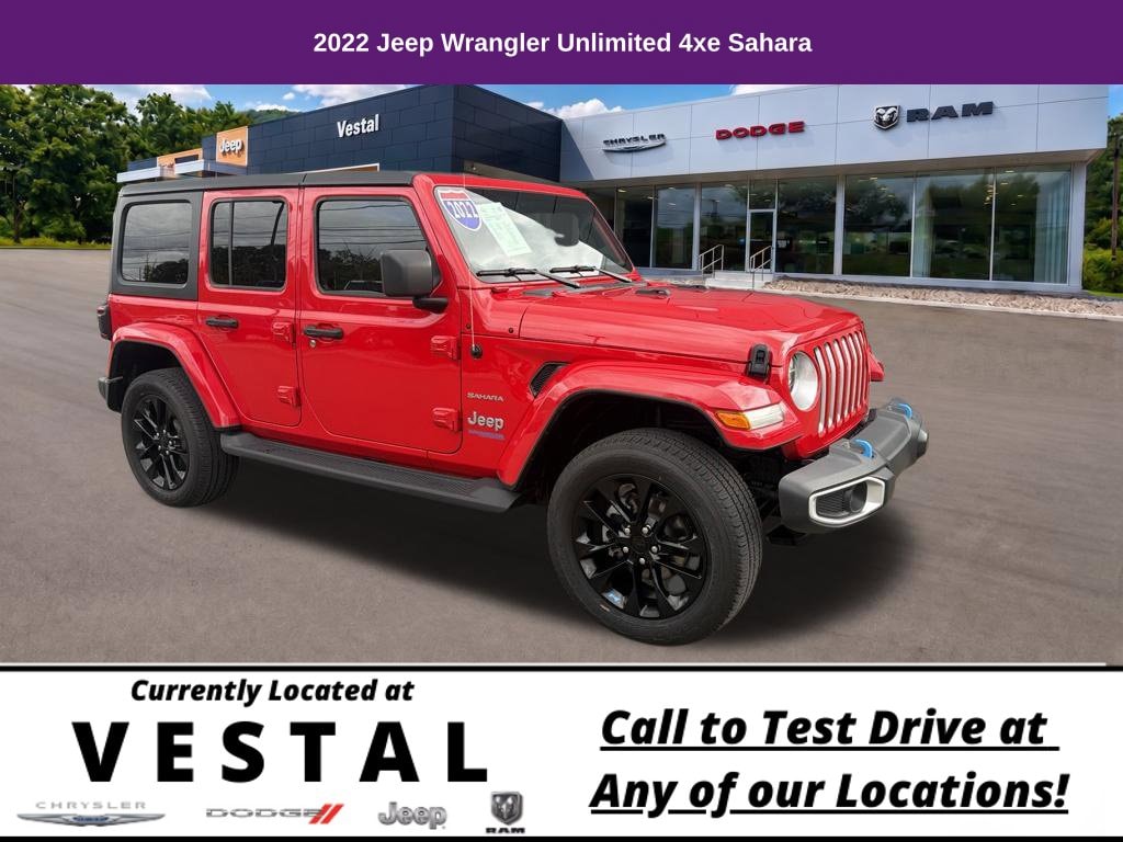 Used 2022 Jeep Wrangler Unlimited Sahara 4xe SUV
