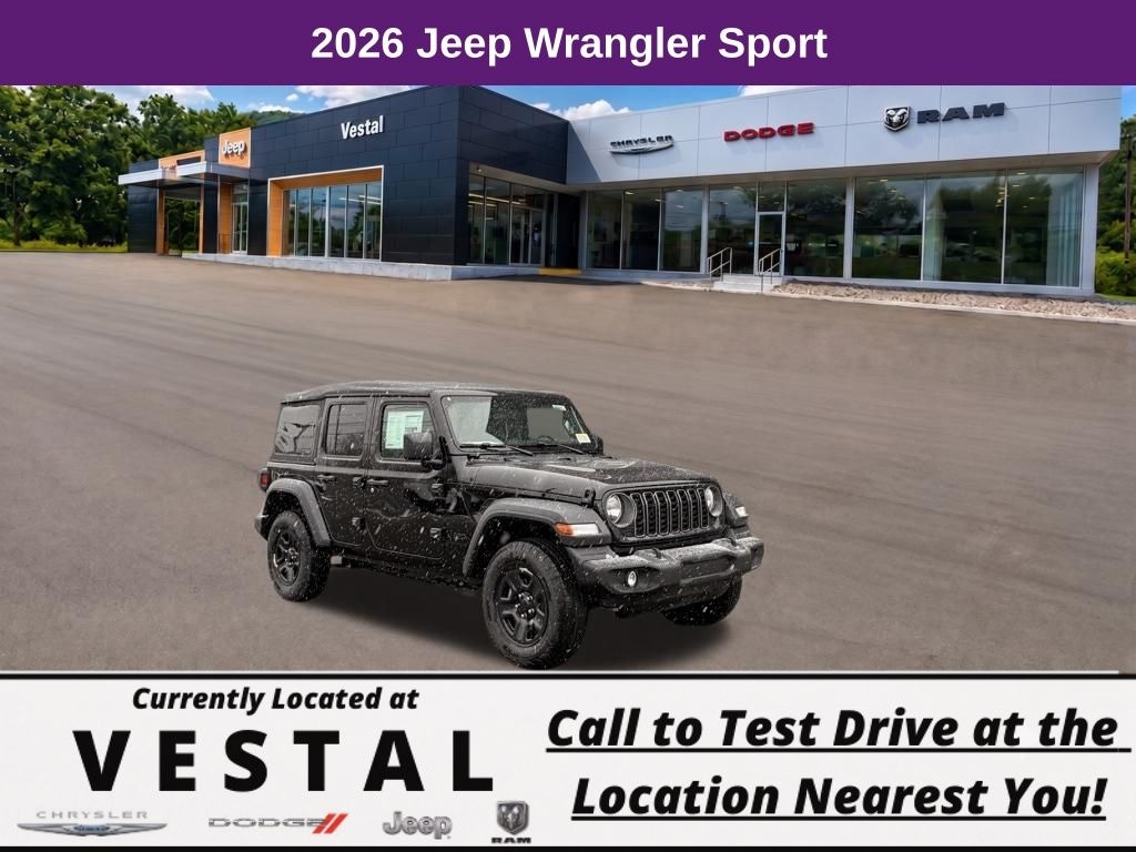 New 2026 Jeep Wrangler Sport Sport Utility