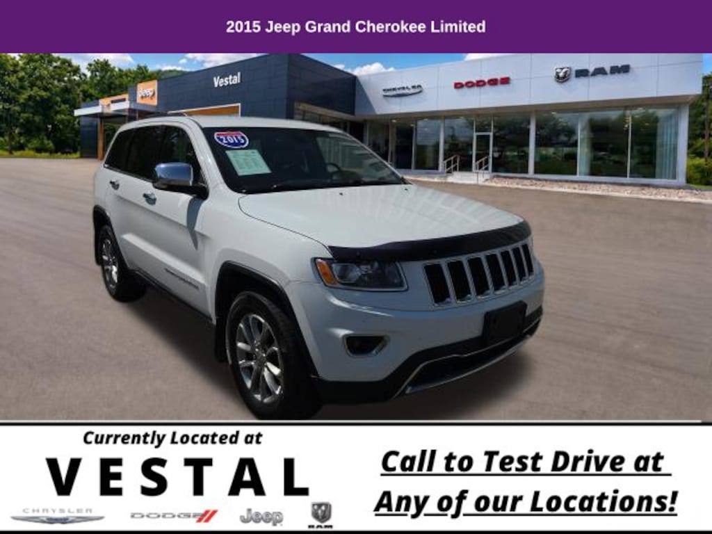Used 2015 Jeep Grand Cherokee Limited 4x4 SUV