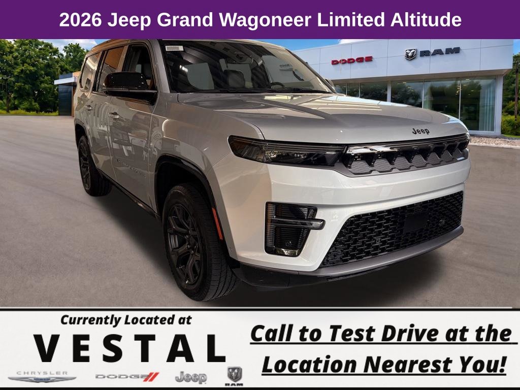 New 2026 Jeep Grand Wagoneer Limited Altitude Sport Utility