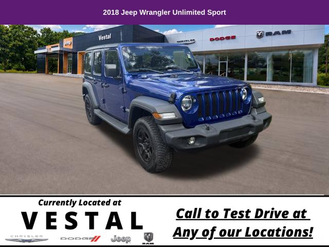 Used 2018 Jeep Wrangler Unlimited Sport SUV