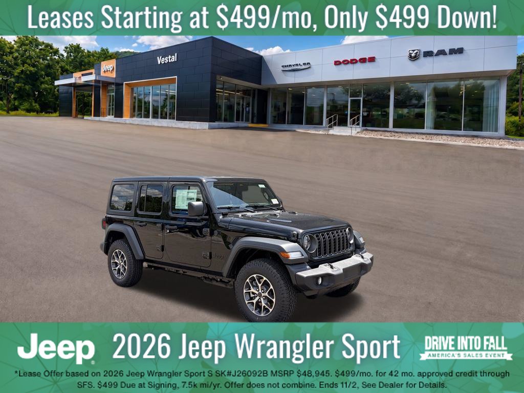 New 2026 Jeep Wrangler Sport S Sport Utility