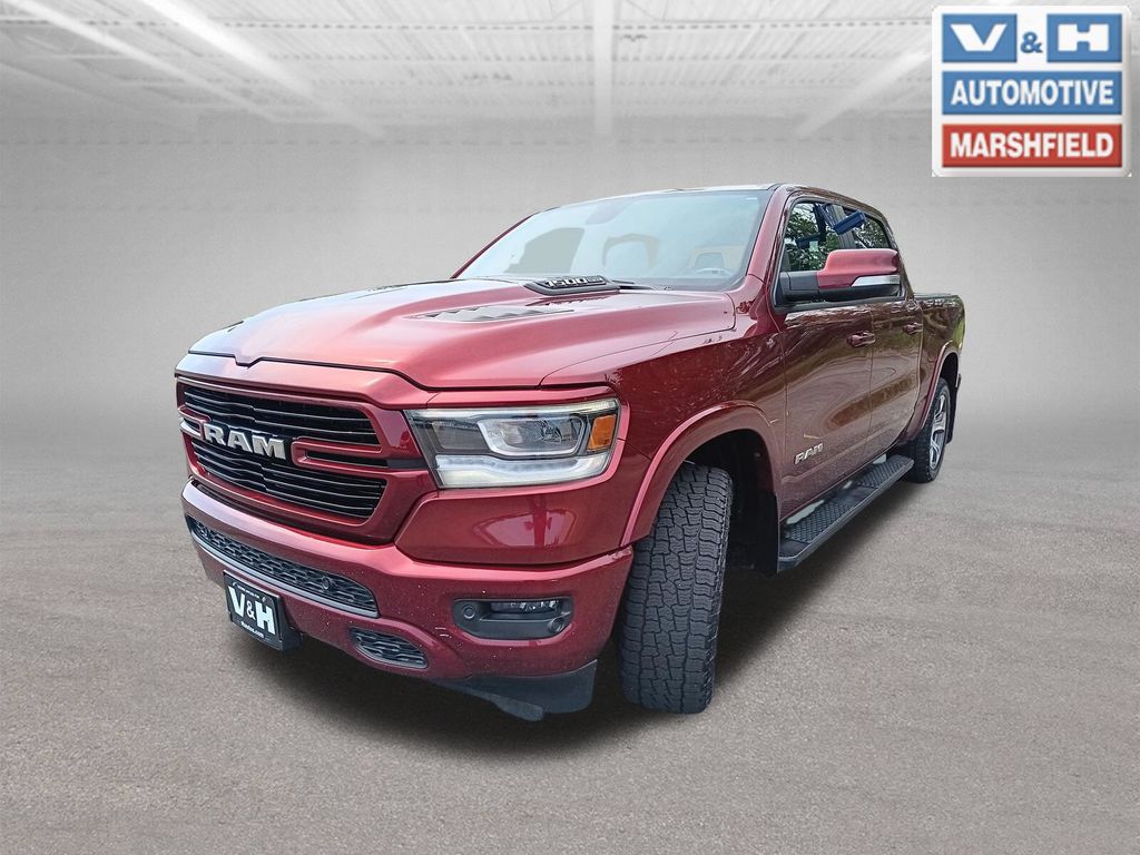 Used 2020 RAM Ram 1500 Pickup Laramie with VIN 1C6SRFJT0LN189645 for sale in Marshfield, WI