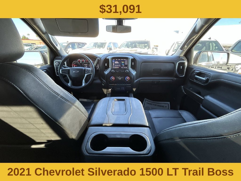 Used 2021 Chevrolet Silverado 1500 LT Trail Boss Truck Crew Cab