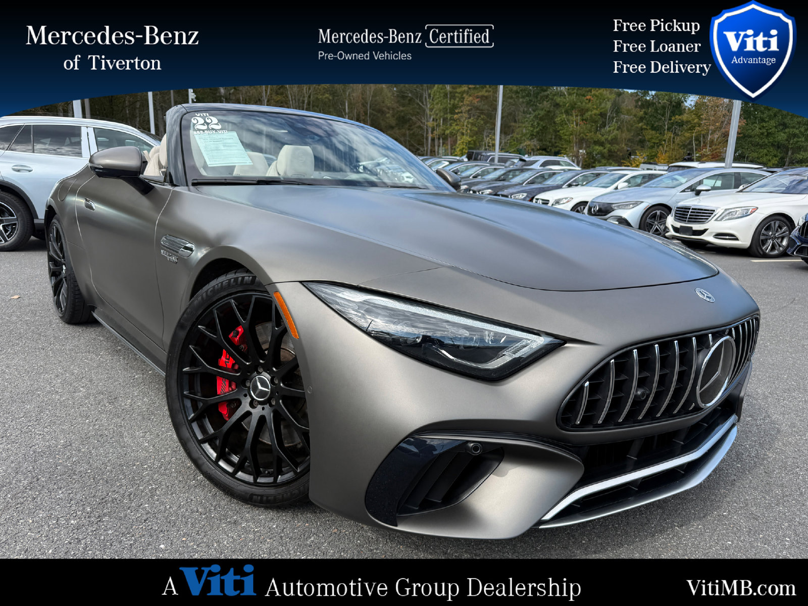 Certified 2022 Mercedes-Benz SL-Class SL 55 AMG® Convertible