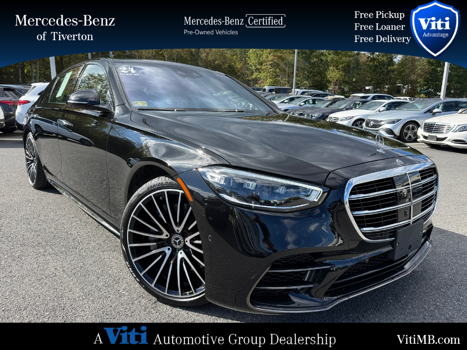 Certified 2024 Mercedes-Benz S-Class S 580 Sedan