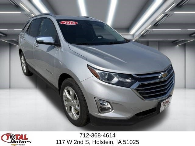 Used 2018 Chevrolet Equinox Premier with VIN 2GNAXVEV1J6181790 for sale in Holstein, IA