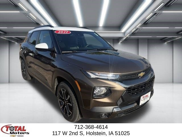 Used 2021 Chevrolet Trailblazer Activ with VIN KL79MSSL1MB177940 for sale in Holstein, IA