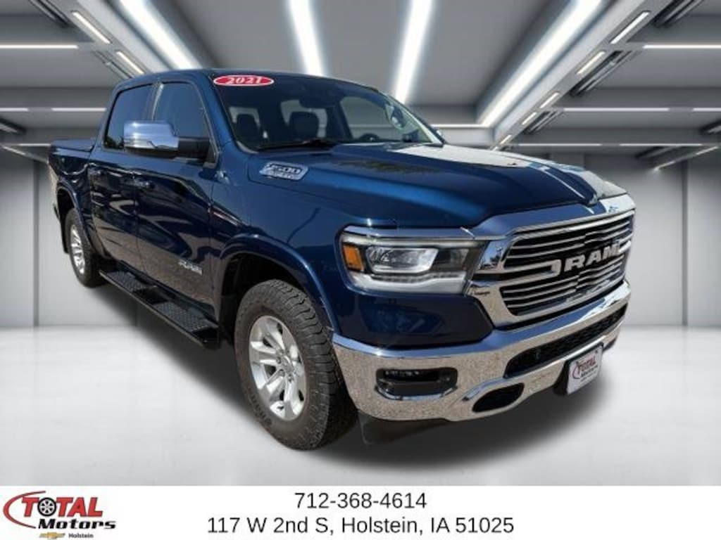 Used 2021 Ram 1500 Laramie Crew Cab 4x4 57 Box Truck Crew Cab