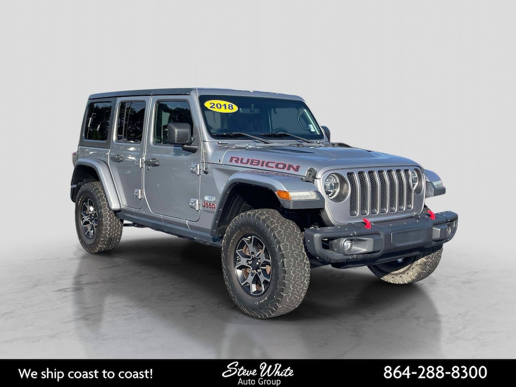 Used 2018 Jeep Wrangler Unlimited Rubicon 4x4 SUV