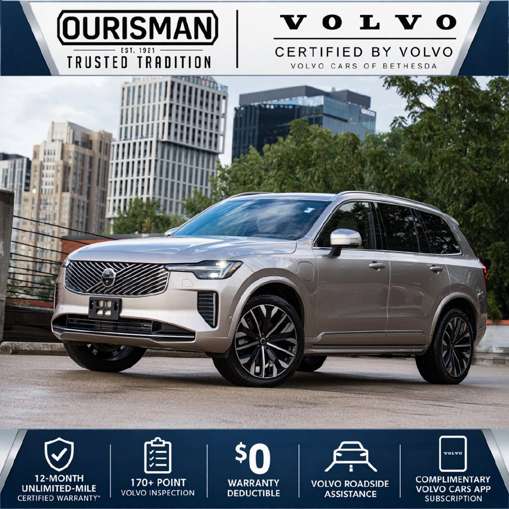 Certified 2025 Volvo XC90 Plug-In Hybrid T8 Plus SUV