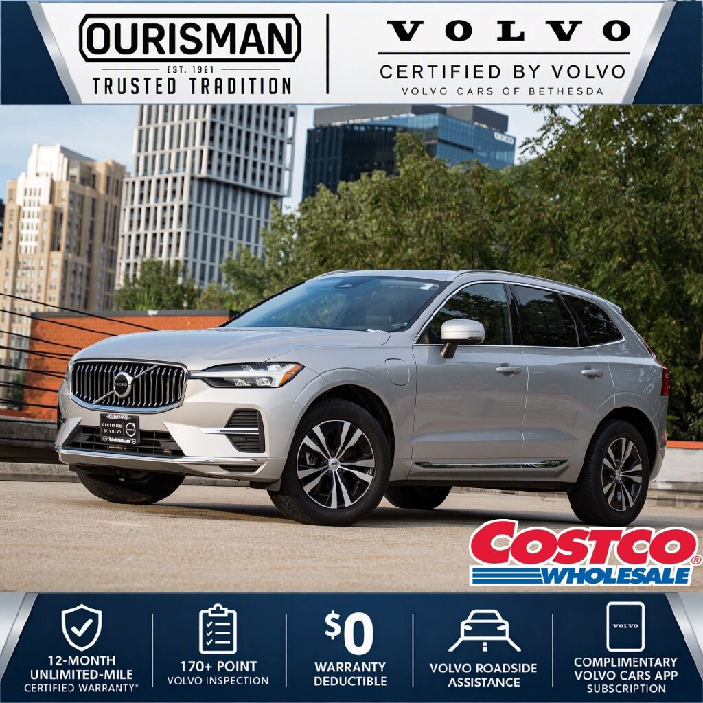 Certified 2023 Volvo XC60 Recharge Plug-In Hybrid T8 Core Bright Theme SUV