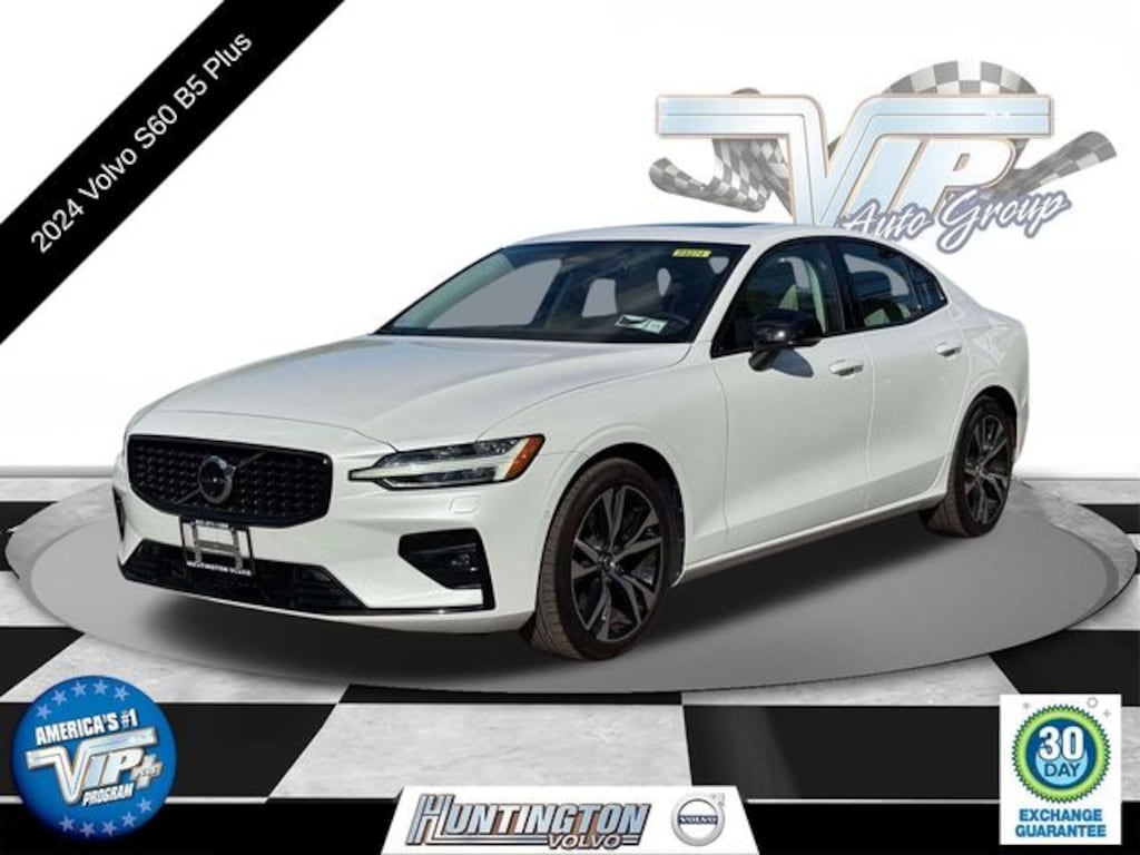 Certified 2024 Volvo S60 B5 Plus Dark Theme Sedan