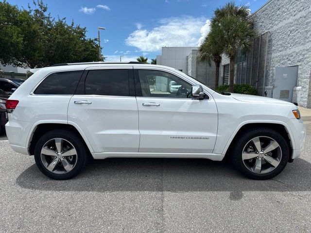 Used 2015 Jeep Grand Cherokee Overland with VIN 1C4RJECGXFC749843 for sale in Naples, FL
