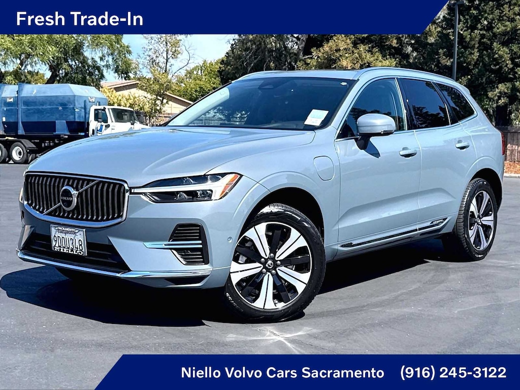 Certified 2023 Volvo XC60 Recharge Plug-In Hybrid Plus Bright Theme T8 eAWD PHEV