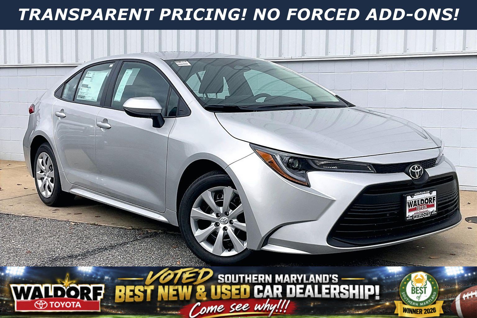 New 2027 Toyota Corolla LE LE CVT