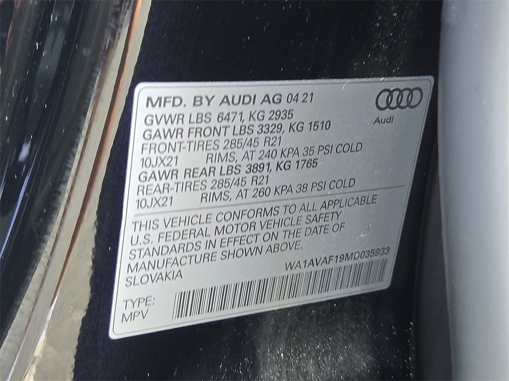 2021 Audi Q8 Premium - Photo 27