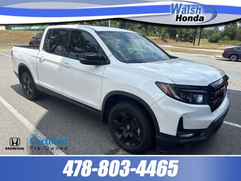 Certified 2024 Honda Ridgeline Black Edition Truck Crew Cab