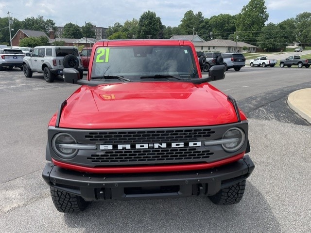Used 2021 Ford Bronco 4-Door Badlands with VIN 1FMEE5DP4MLB00582 for sale in Kansas City