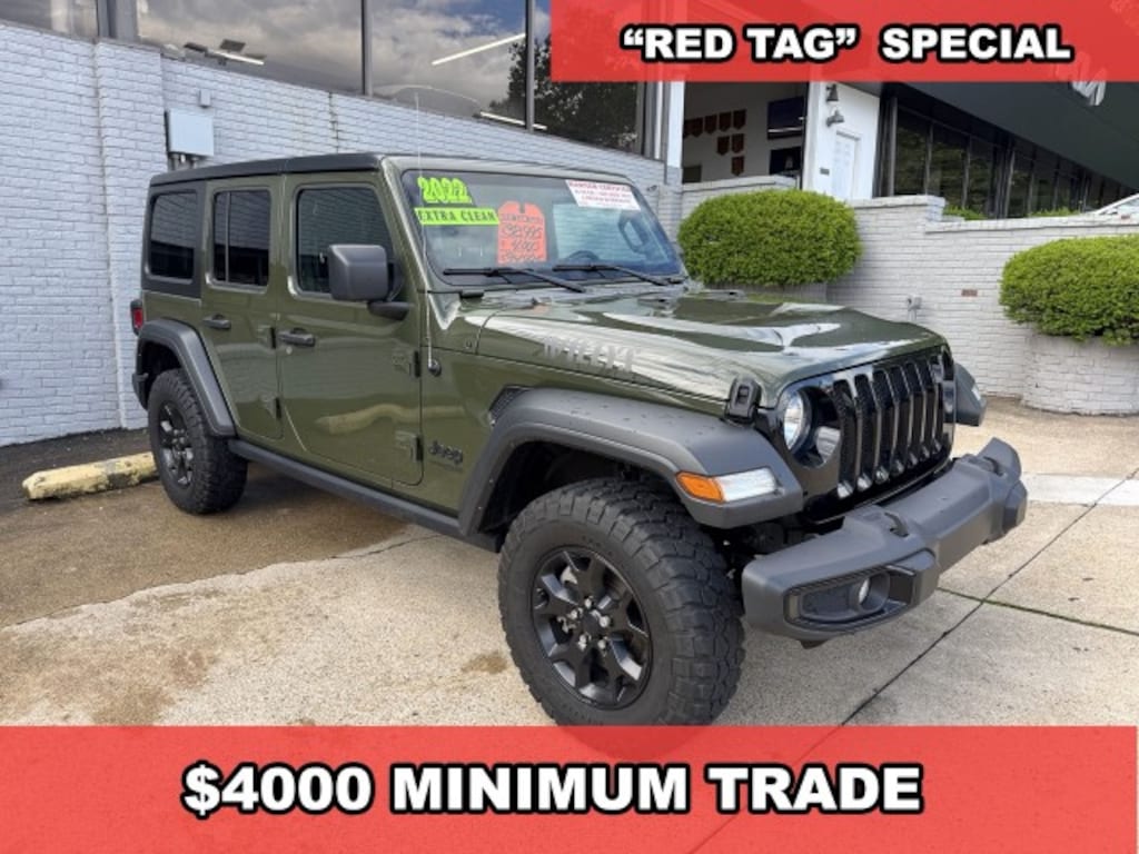 Used 2022 Jeep Wrangler Unlimited Sport SUV