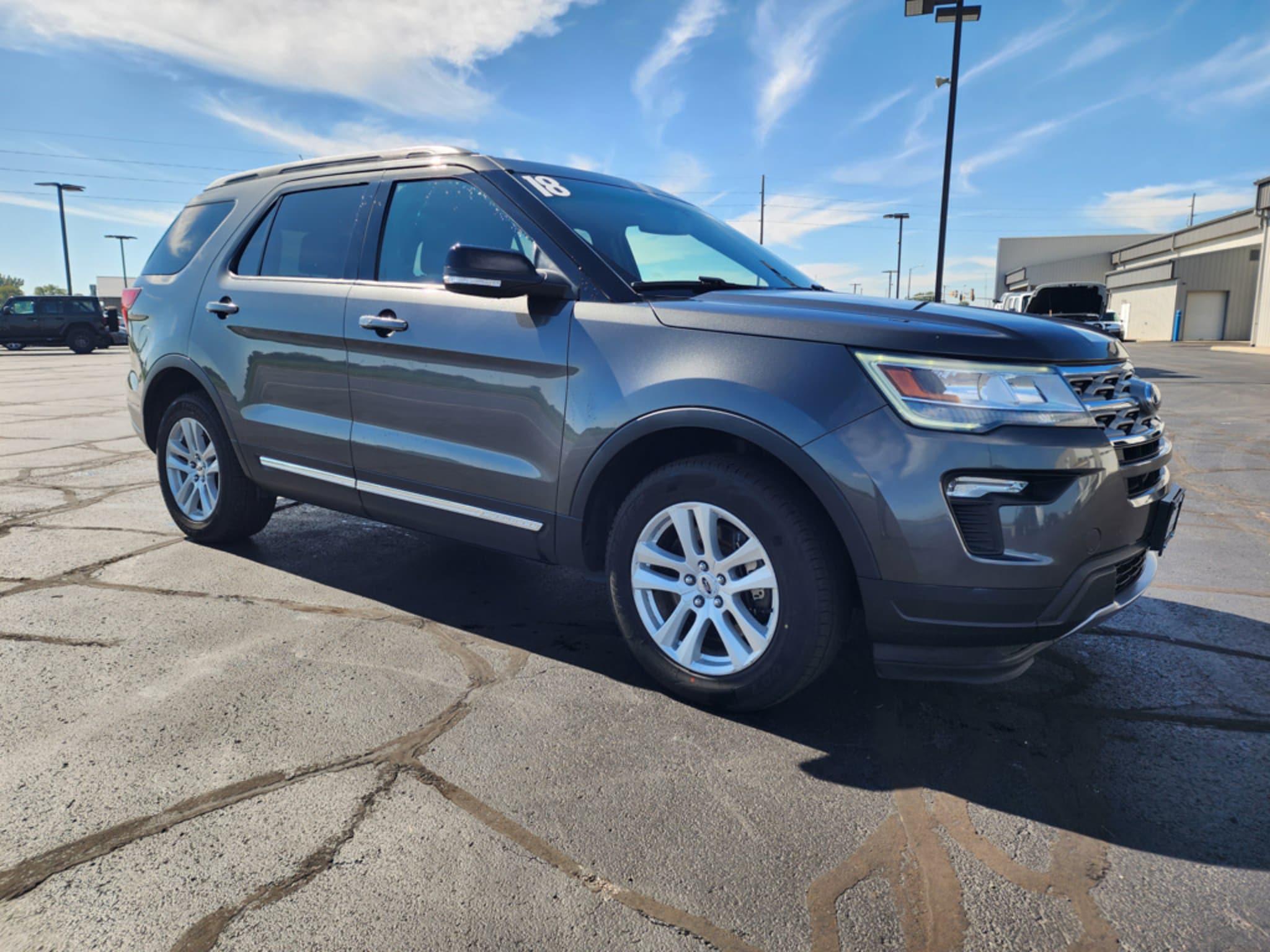 Used 2018 Ford Explorer XLT with VIN 1FM5K8DH1JGA65524 for sale in Watseka, IL