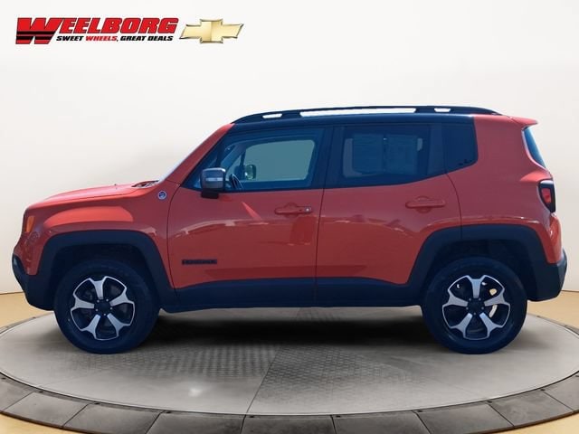 Used 2021 Jeep Renegade Trailhawk with VIN ZACNJDC17MPM21354 for sale in Glencoe, Minnesota