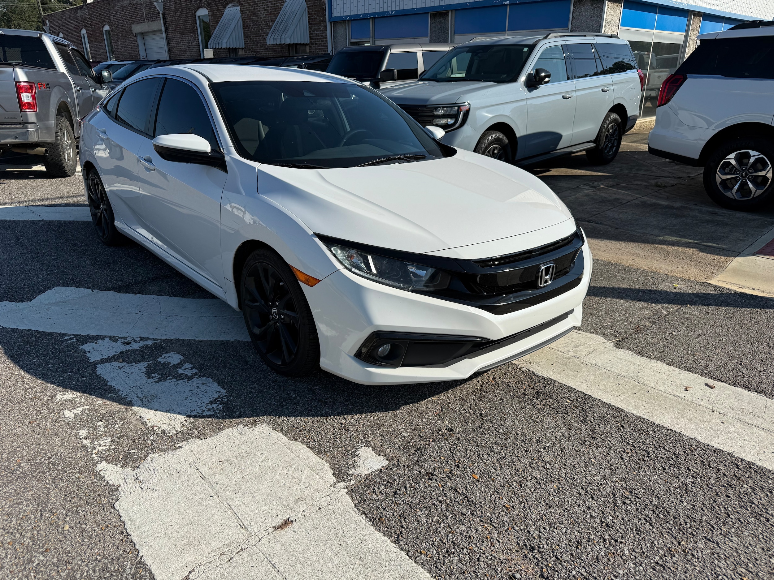 Used 2020 Honda Civic Sport with VIN 19XFC2F82LE025892 for sale in Sulligent, AL