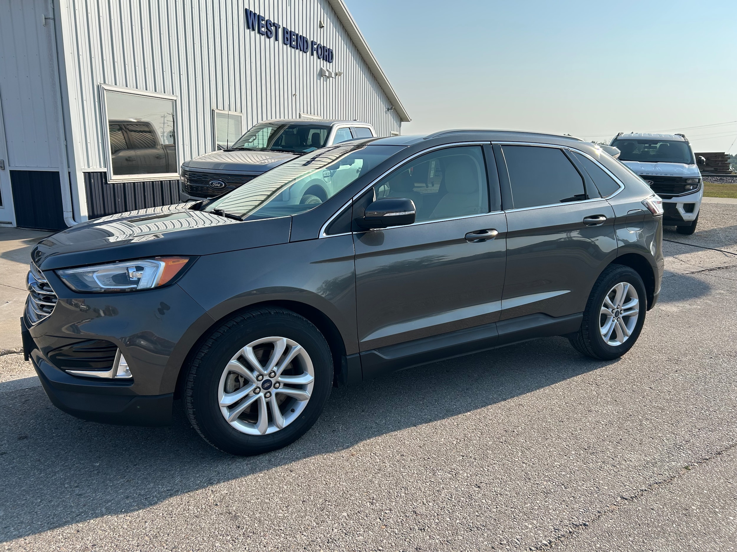 Used 2020 Ford Edge SEL with VIN 2FMPK4J95LBB14930 for sale in West Bend, IA