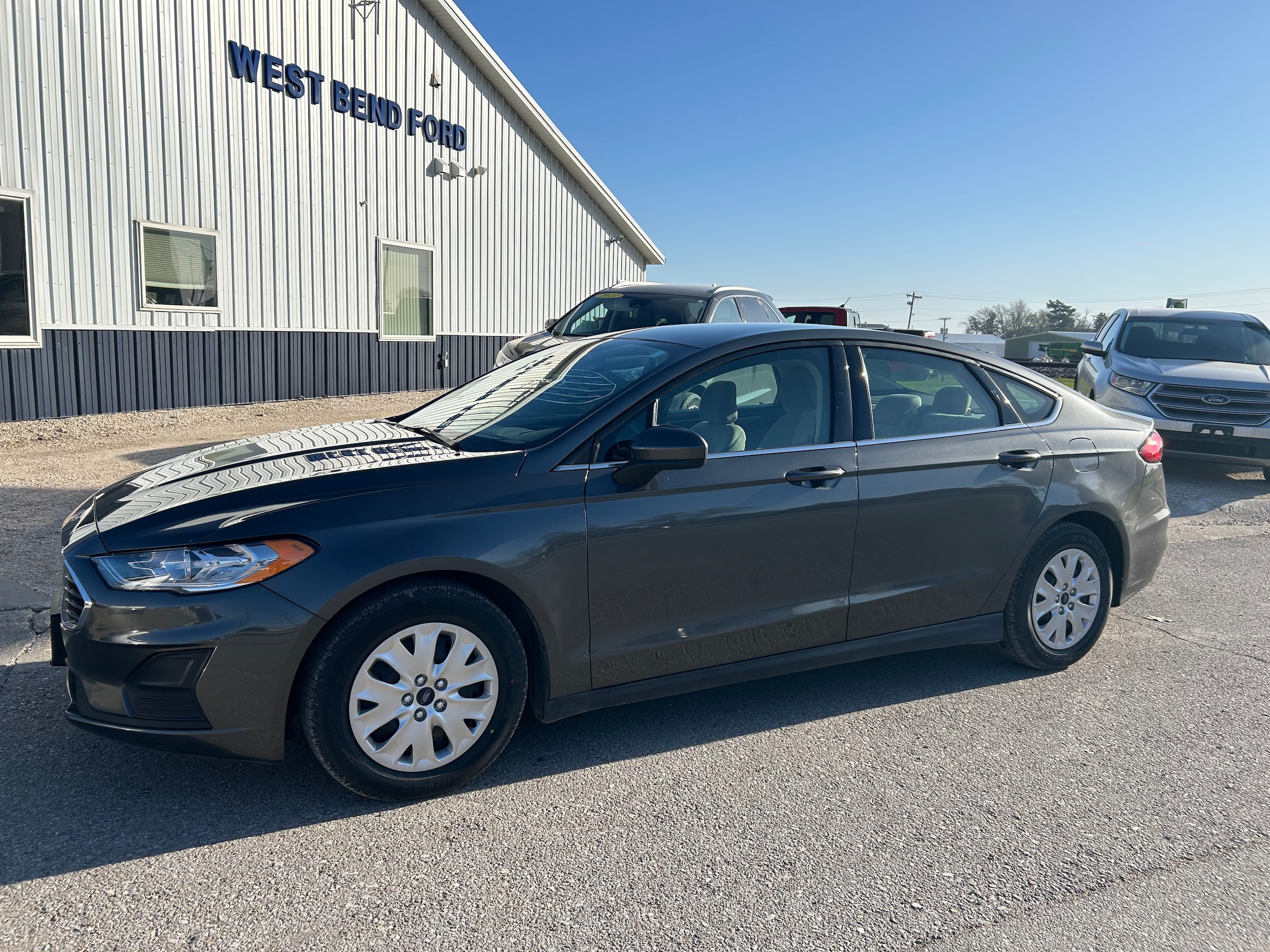 Used 2020 Ford Fusion S with VIN 3FA6P0G76LR220651 for sale in West Bend, IA