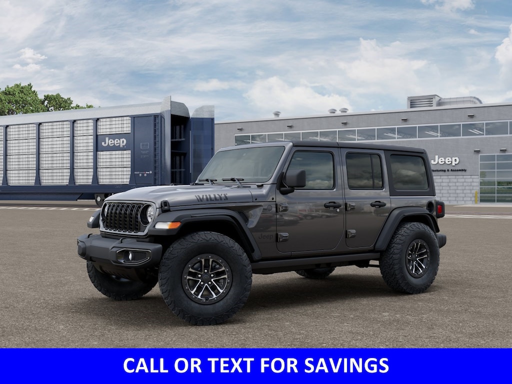 New 2026 Jeep Wrangler 4-DOOR WILLYS Sport Utility