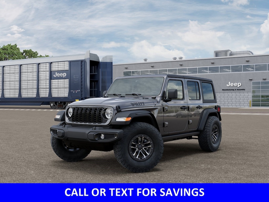 New 2026 Jeep Wrangler 4-DOOR WILLYS Sport Utility