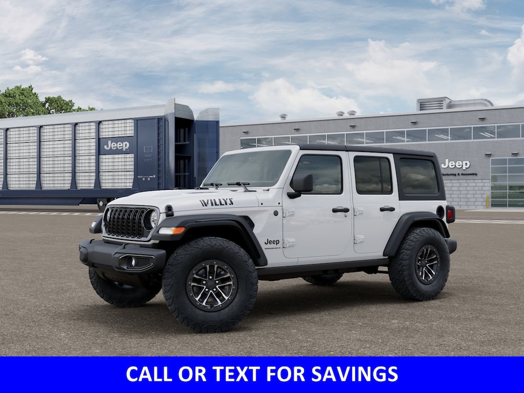 New 2026 Jeep Wrangler 4-DOOR WILLYS Sport Utility