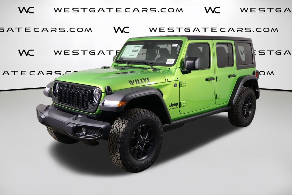 New 2026 Jeep Wrangler 4-DOOR WILLYS Sport Utility