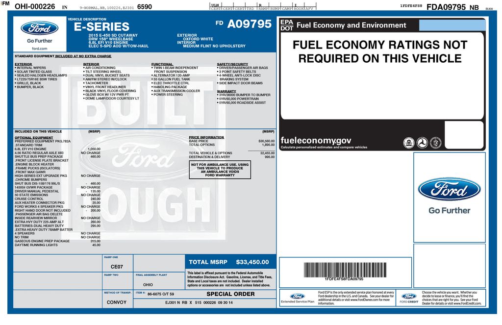 2015 Ford E-Series Cutaway Base - Photo 15