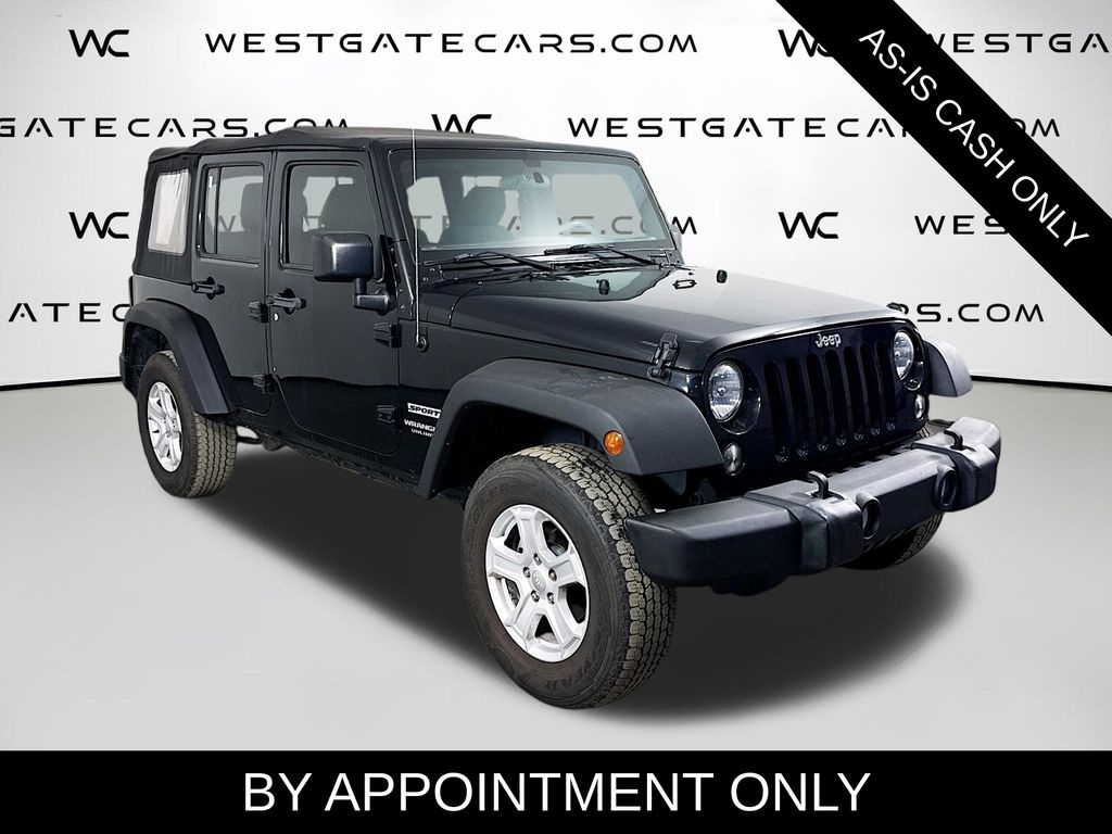 Used 2017 Jeep Wrangler JK Unlimited Unlimited Sport SUV
