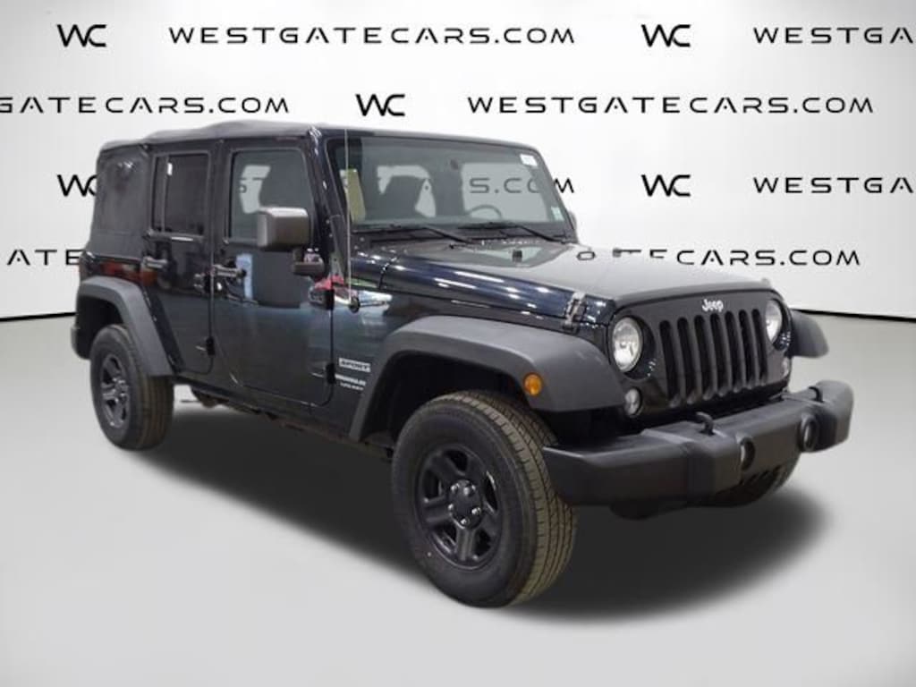 Used 2018 Jeep Wrangler JK Unlimited Sport 4x4 SUV