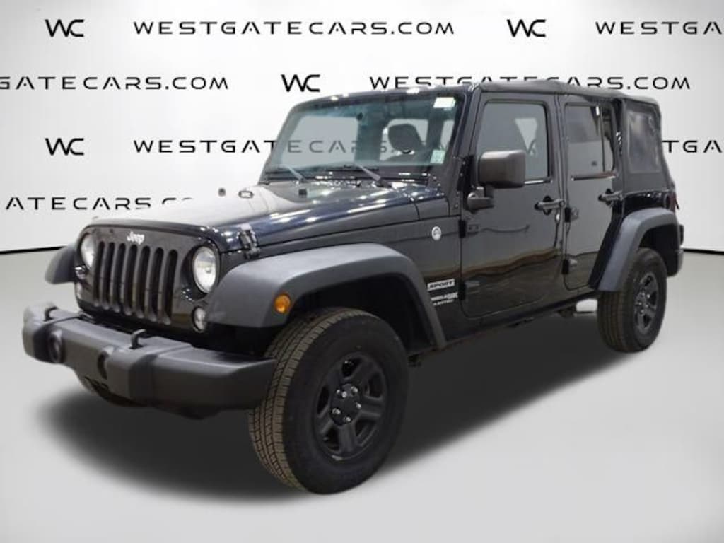 Used 2018 Jeep Wrangler JK Unlimited Sport 4x4 SUV